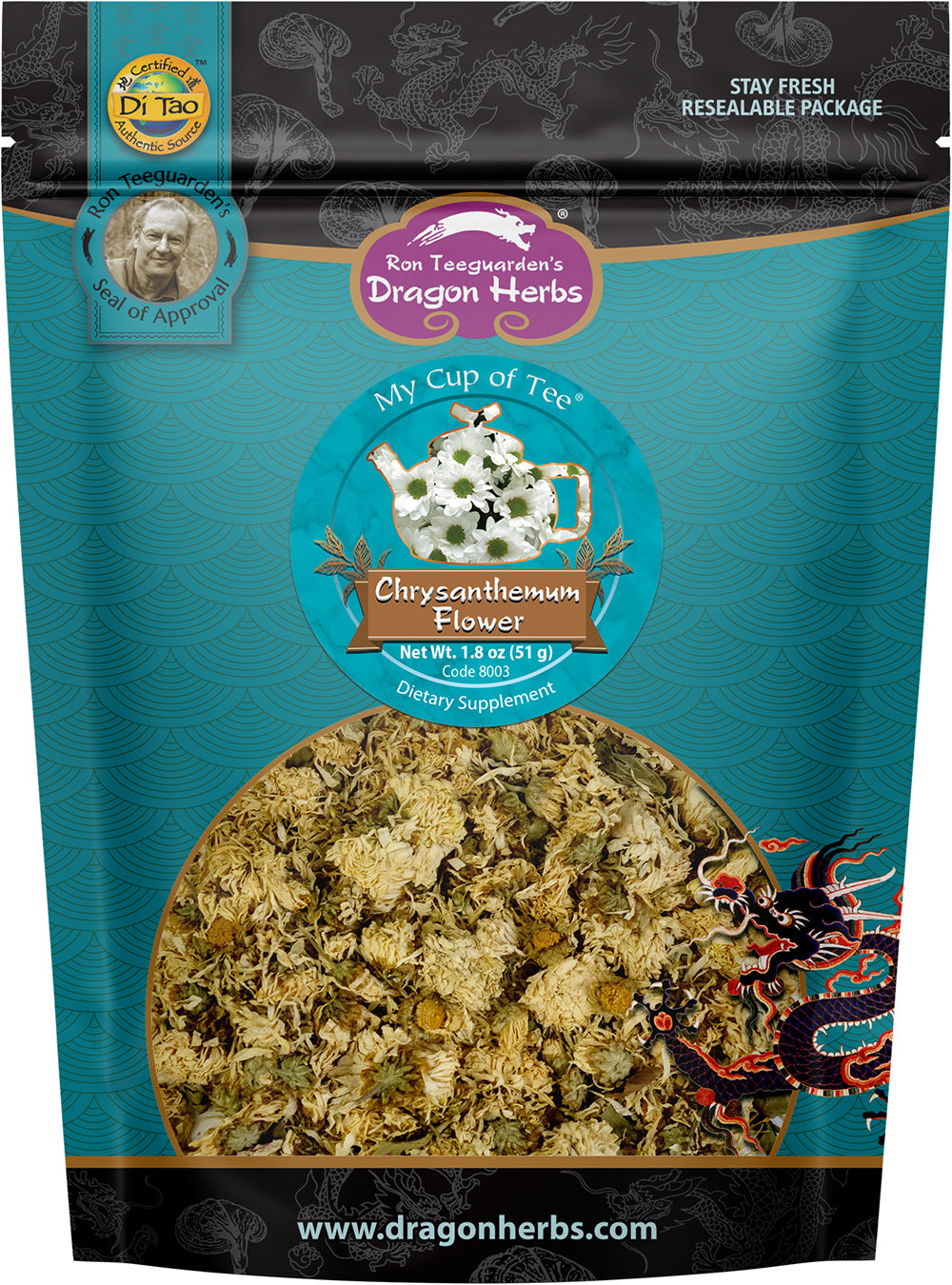 Dragon Herbs - Chrysanthemum Flower (51g)