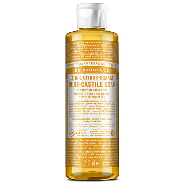 Dr Bronner&#39;s Magic Liquid Soap - Citrus (237ml, 473ml)