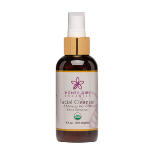 Facial Cleanser & Make Up Remover Extra Sensitive | Honey Girl Organics | Raw Living UK | Skin Care | Beauty | Honey Girl Organic Face & Eye Cream EXTRA SENSITIVE (4oz): Cleanser & Make-Up Remover is a cleansing/makeup removing cream made with all-natural products.