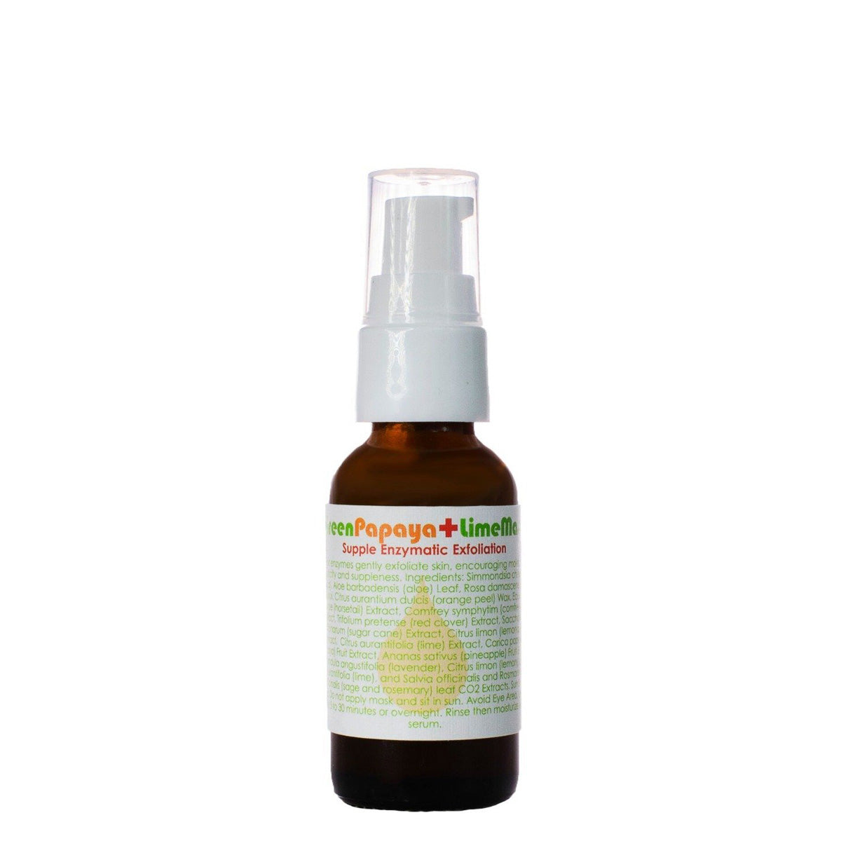 Green Papaya &amp; Lime AHA Mask | Living Libations | Raw Living UK | Beauty | Skin Care | Living Libations Green Papaya &amp; Lime AHA Mask: made with fruit derived AHA (Alpha Hydroxy Acids 10%), Green Papaya and Pineapple Enzymes, and Aloe Vera.