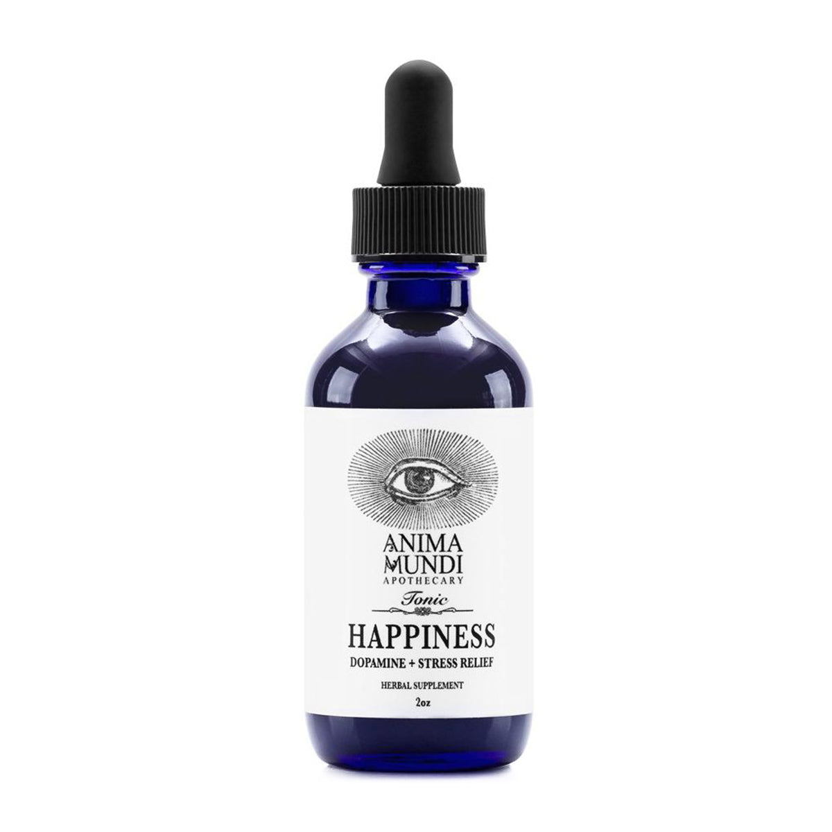 Happiness Tonic (2oz) | Anima Mundi Herbals | Raw Living UK | Herbs &amp; Tonic Herbs | Anima Mundi&#39;s Happiness Tonic is Organic &amp; Wildcrafted. It helps to stabilise Hormone Function, Serotonin &amp; Dopamine, as well as Soothing the Nervous System.