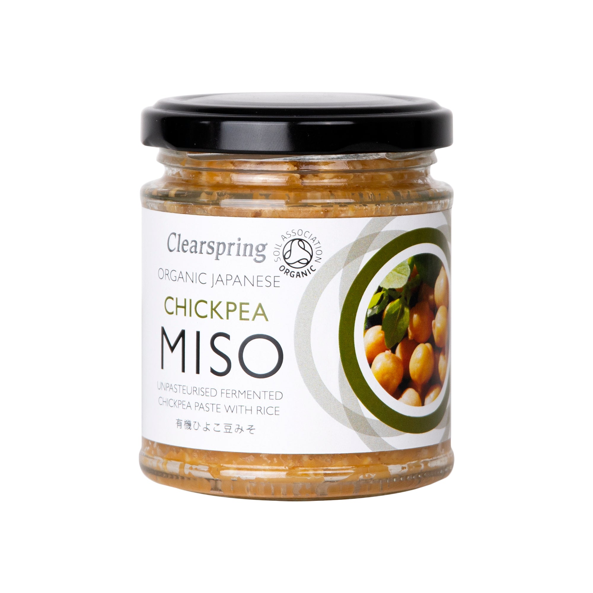 Organic Japanese Chickpea Miso | Clearspring | Raw Living UK | Clearspring Organic Unpasteurised Japanese Chickpea Miso is naturally brewed Japanese Miso made to a delicious Non-Soya recipe. Use in Soups, Stews &amp; Dressings.