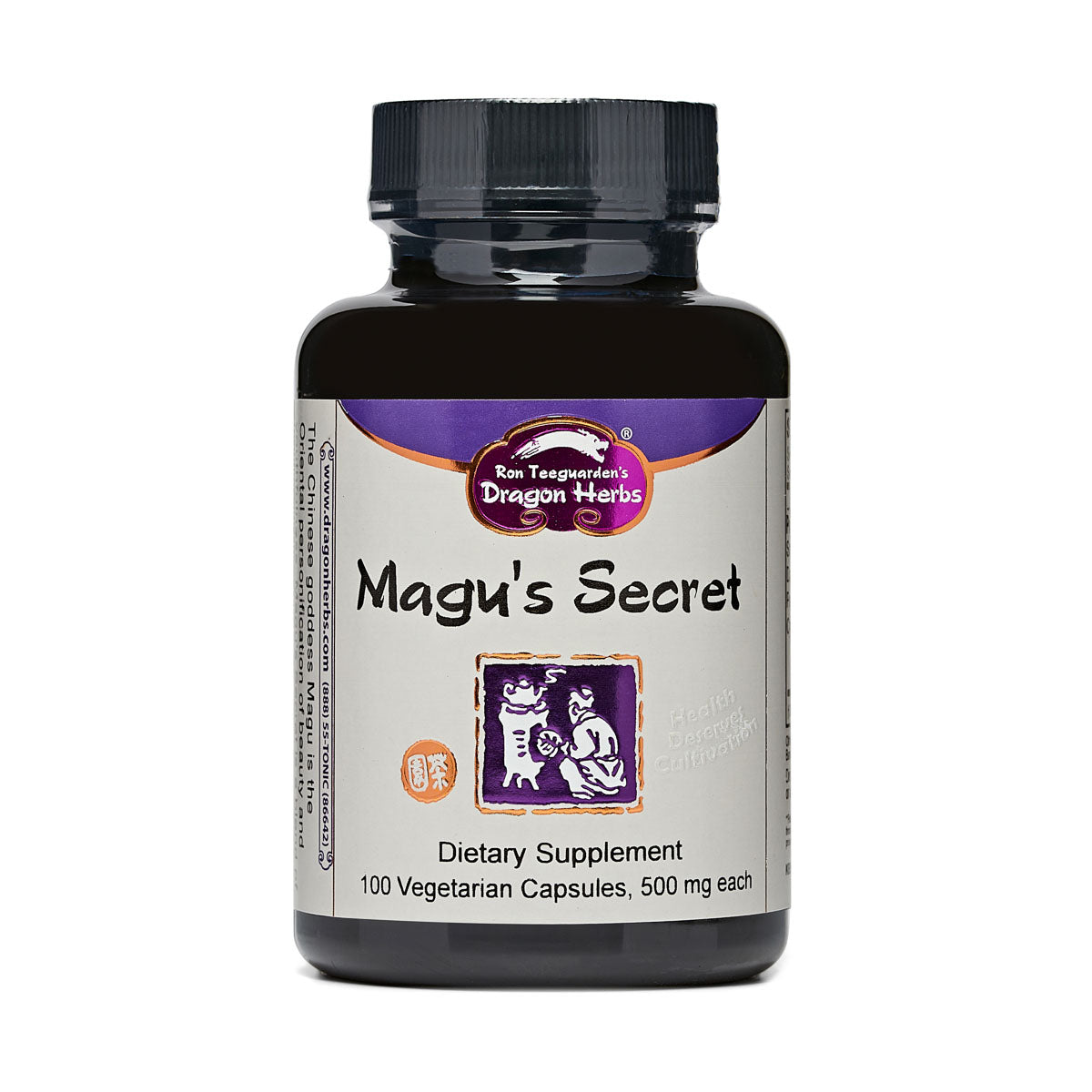 Magu&#39;s Secret Capsules | Dragon Herbs | Raw Living UK | Tonic Herbs | Beauty | Dragon Herbs Magu&#39;s Secret is a women&#39;s tonic formulation that includes such highly prized &amp; supporting herbs as Schizandra, Goji, Dang Gui &amp; Longan fruit.
