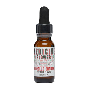 Morello Cherry Flavour Premium Extract | Medicine Flower | Raw Living UK | Raw Foods | Medicine Flower Morello Cherry Flavour Premium Extract (1/2oz, 1oz) is pure, potent & natural. Amazing taste, with no alcohol or artificial preservatives.