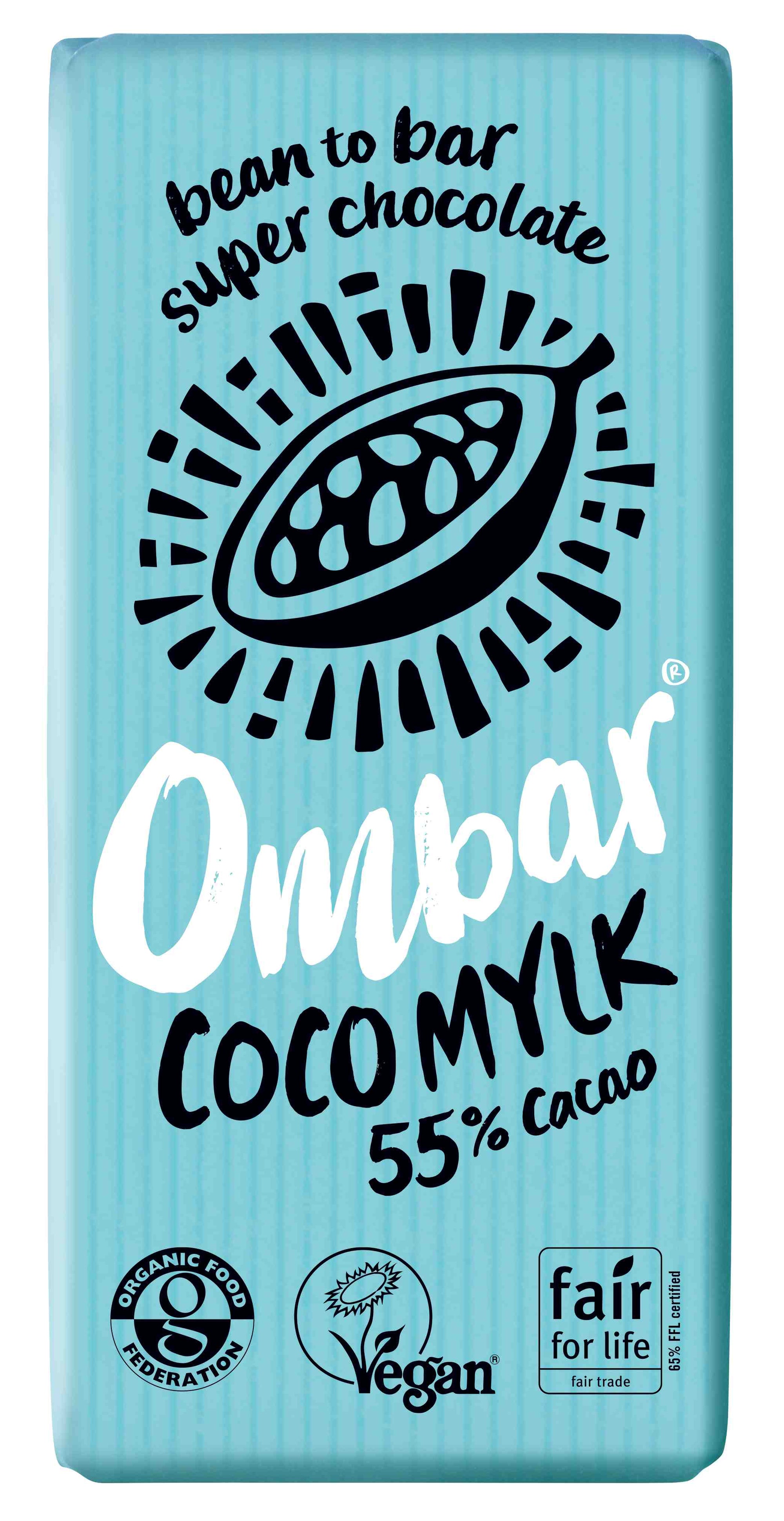 Ombar Coco Mylk 55% Organic Chocolate (70g)