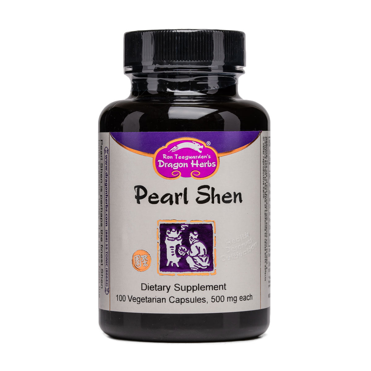 Pearl Shen Capsules | Dragon Herbs | Raw Living UK | Tonic Herbs | Dragon Herbs Pearl Shen is the ultimate Shen tonic. The formula utilises the finest and most important Shen herbs, including Pearl Powder and Reishi Mushroom.