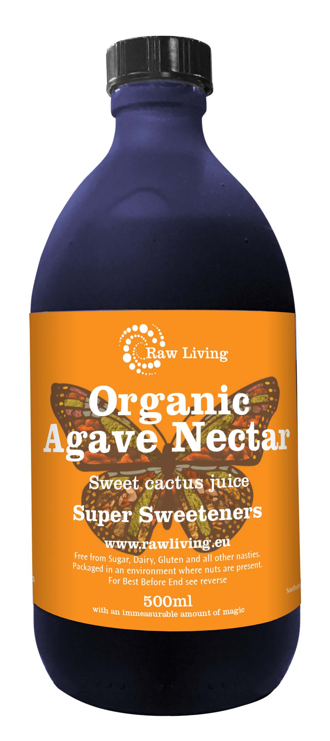 Organic Agave Nectar | Raw Living UK | Natural Sweeteners | Raw Living Organic Agave Nectar is a Natural Sweetener, primarily Fructose. It&#39;s Raw, Low GI, Gluten-Free, Diabetic Friendly &amp; Kosher; it will not crystallise.