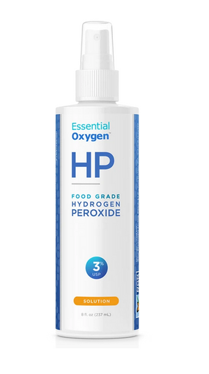 3% Food Grade Hydrogen Peroxide | Essential Oxygen | Raw Living UK | Cleaning Product | House & Home | Essential Oxygen 3% Food Grade Hydrogen Peroxide is an essential product for your household, especially during the time of COVID19. Non-toxic & planet positive.