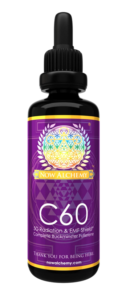 Carbon 60 | Now Alchemy | Raw Living UK | Supplements | Now Alchemy Carbon 60 is designed to protect you from 5G radiation &amp; disruptive EMFs. Contains 99.5% Total Fullerene Complex &amp; Total Buckminsterfullerene.