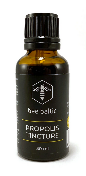Propolis Tincture (30ml) | Bee Baltic | Raw Living UK | Bee Product | Bee Baltic's Propolis Tincture is an oral solution for daily use. It is natural substance known for its anti-viral, anti-bacterial & anti-fungal properties.