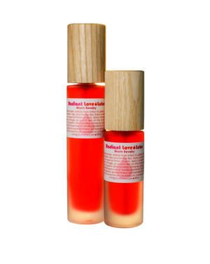Radiant Love Lube (30ml) | Living Libations | Raw Living UK | Living Libations Radiant Love Lube: Organic Vegan & Natural personal lubricant & edible love lotion. With Jojoba, Schizandra, Vanilla, Cinnamon & Stone Root.