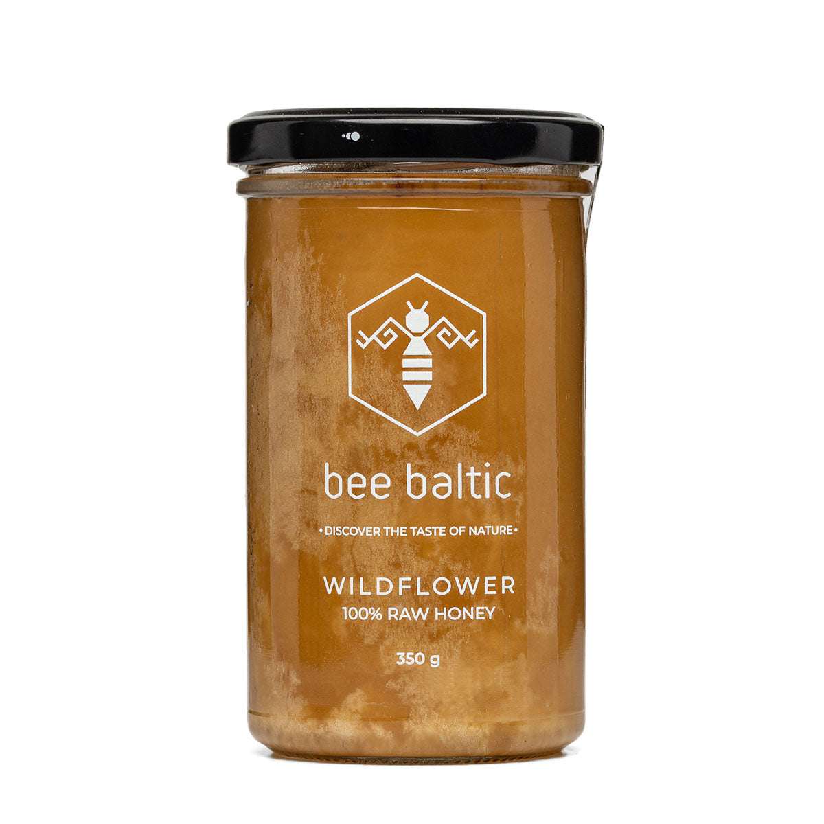Wildflower Raw Honey (350g) | Bee Baltic | Raw Living UK | Bee Product | Raw Foods | Honeys | Bee Baltic&#39;s Raw Wildflower Honey is harvested during May. Refreshing Acacia Tree Blossoms and fruity apple trees help to create a Mellow and Pleasant Honey.