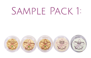 Honey Girl Organics - Sample Pack 1 - Face and Eye (5 x 2ml)