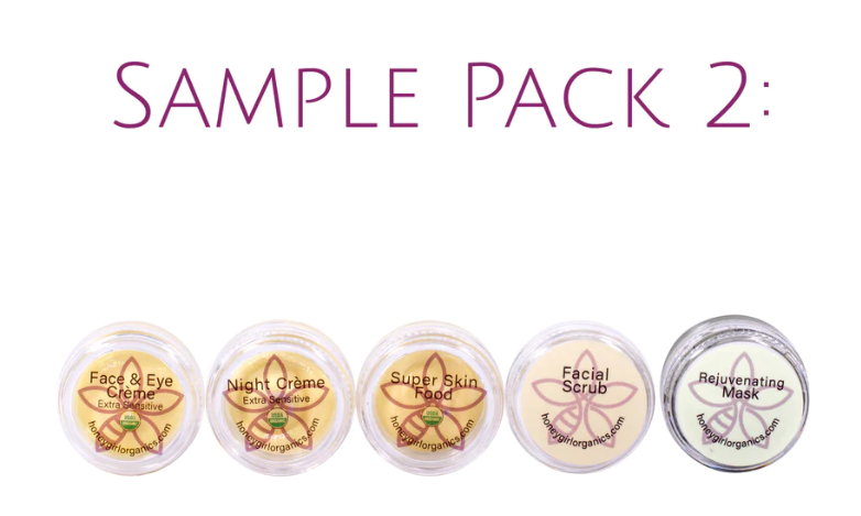 Honey Girl Organics - Sample Pack 2 - Extra Sensitive (5 x 2ml)