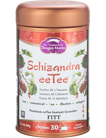 Schizandra eeTee in a Tea | Dragon Herbs | Raw Living UK | Herbal Teas | Dragon Herbs Schizandra Tea: Taoists call it the &quot;quintessence of tonic herbs&quot;. It contains all of the 5 nourishing flavours (Sweet, Sour, Spicy, Salty, Bitter)