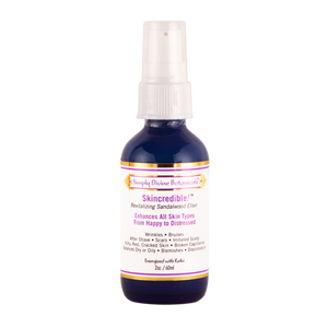 Skincredible | Simply Divine Botanicals | Raw Living UK | Skin Care & Beauty | Simply Divine Botanicals Skincredible! Natural Revitalising Skin Elixir: this Sandalwood Scented Elixir penetrates quickly to Smooth & Regenerate Skin!