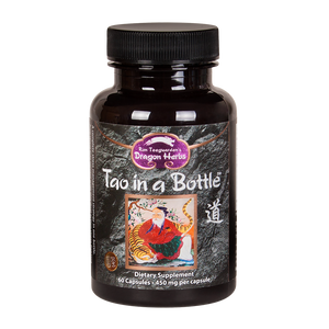 Tao in Bottle Capsules | Dragon Herbs | Raw Living UK | Tonic Herbs | Dragon Herbs Tao in a Bottle™ is Dragon Herbs is a best selling adaptogenic formula, which includes tonic herbs Gynostemma, Eleuthero, Astragalus & Schizandra.