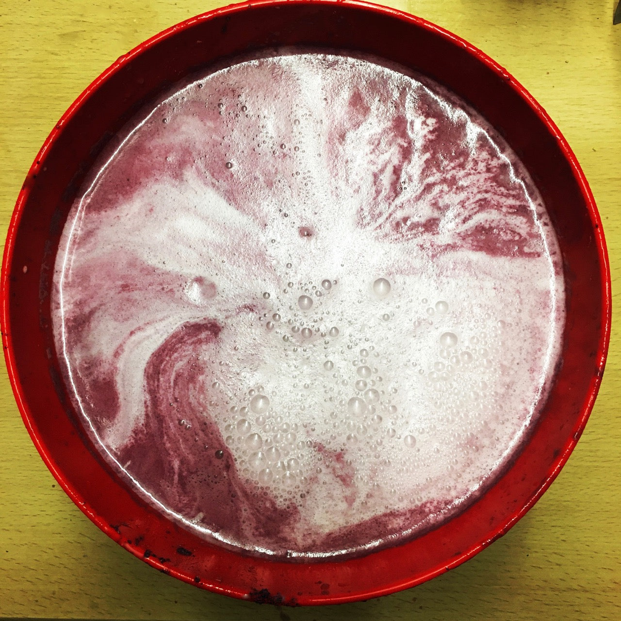 
                  Red Sky At Night - Acai Strawberry & Grapefruit Mousse
                