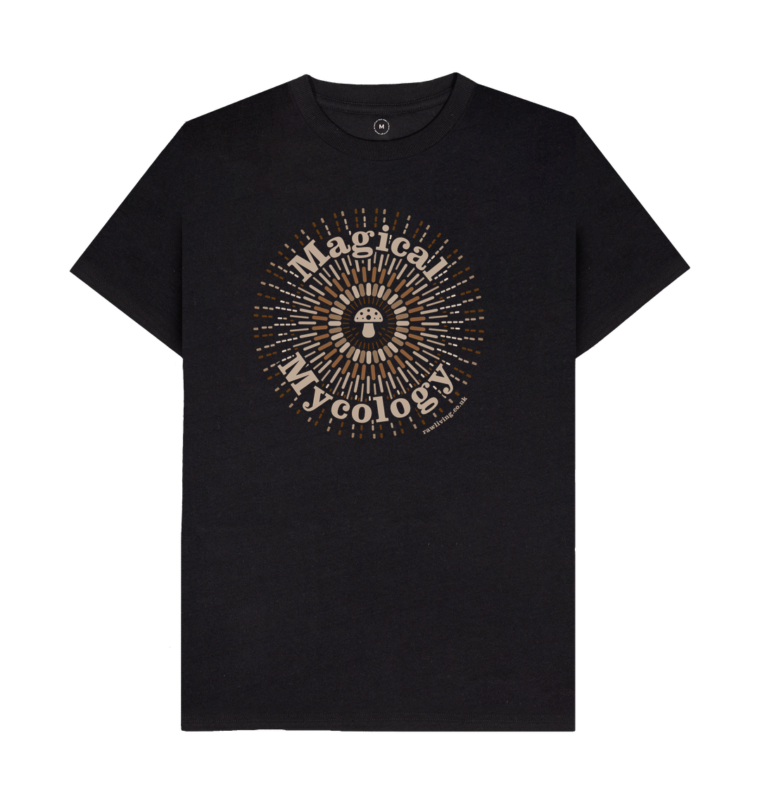 Black Recycled Printed T-Shirt