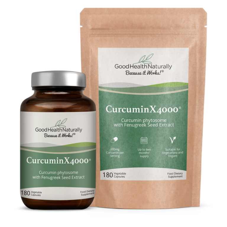 Good Health Naturally - Curcumin X4000 with Fenugreek (180 caps)