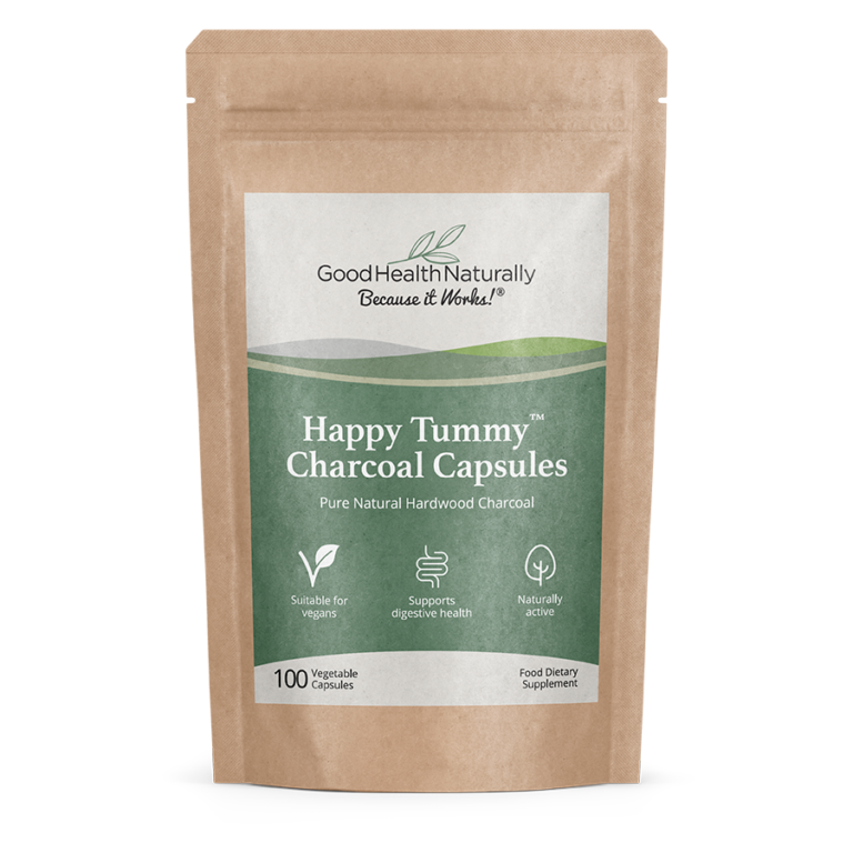 Happy Tummy - Natural Charcoal (100 caps)