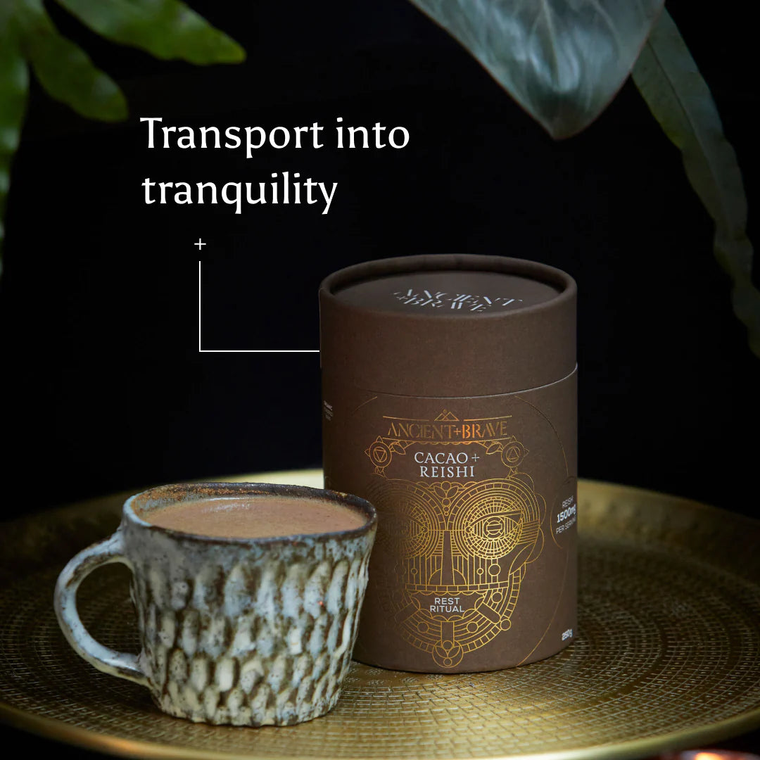 Ancient &amp; Brave - Cacao + Reishi (250g)