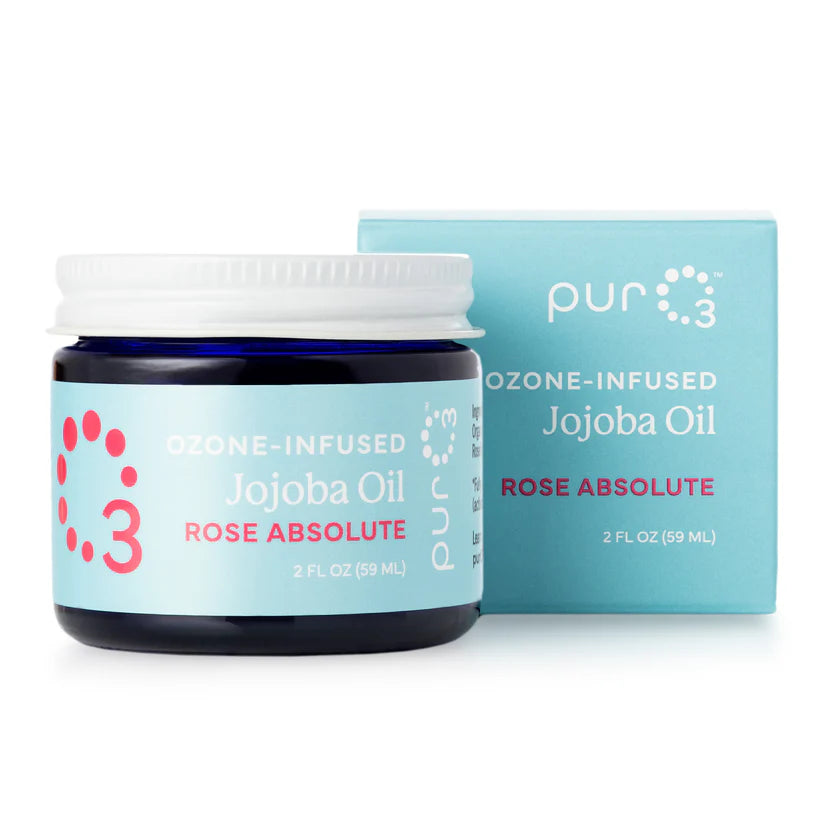 PurO3 Ozone-Infused Jojoba Oil with Rose