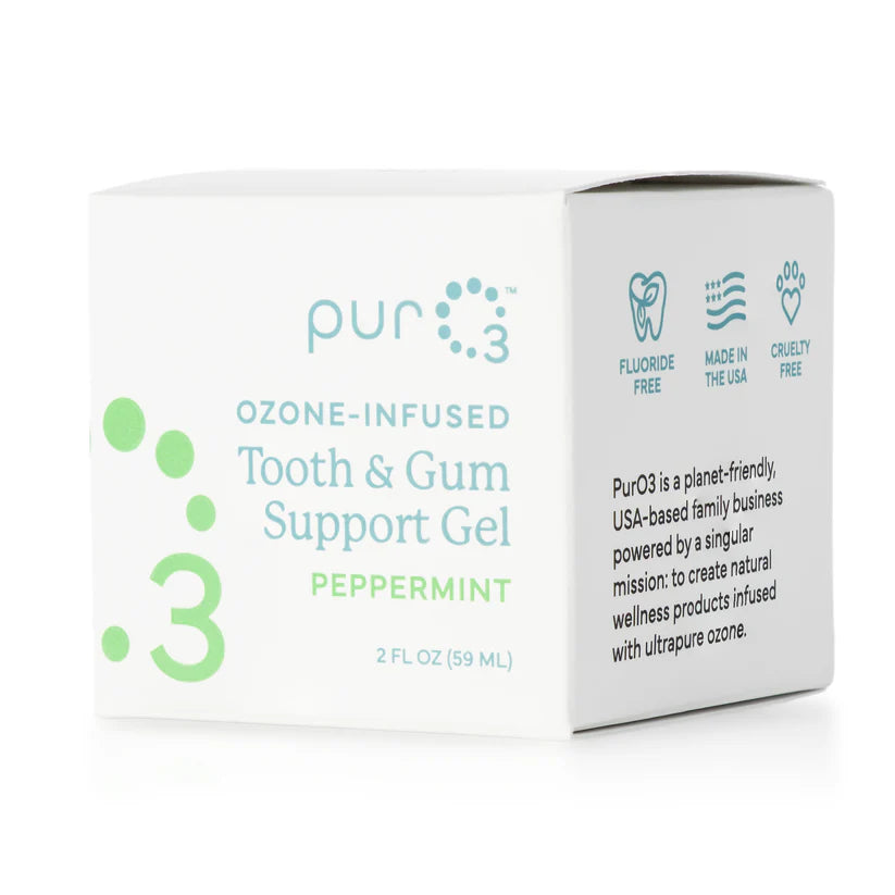 PurO3 Ozone-Infused Tooth and Gum Support - Peppermint