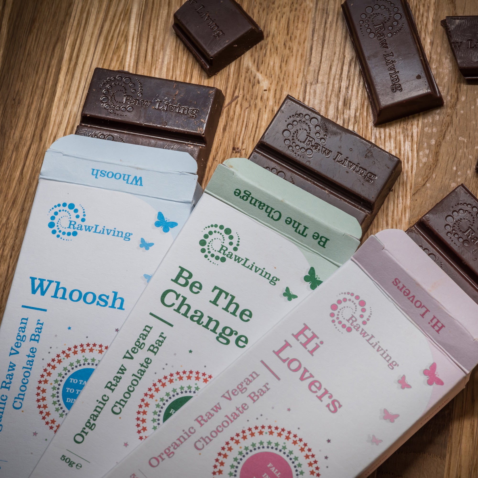 Whoosh Raw Chocolate Bar With Gingko and Maca (50g)
