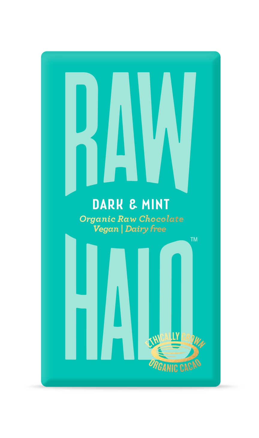 Raw Halo - Dark &amp; Mint Organic Raw Chocolate Bar (35g)
