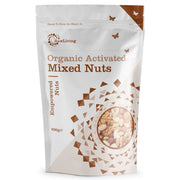 Activated Organic Mixed Nuts & Activated Organic Cotton Tea Towel
