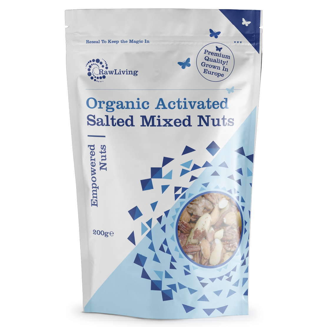 Activated Salted Mixed Nuts - Raw & Organic