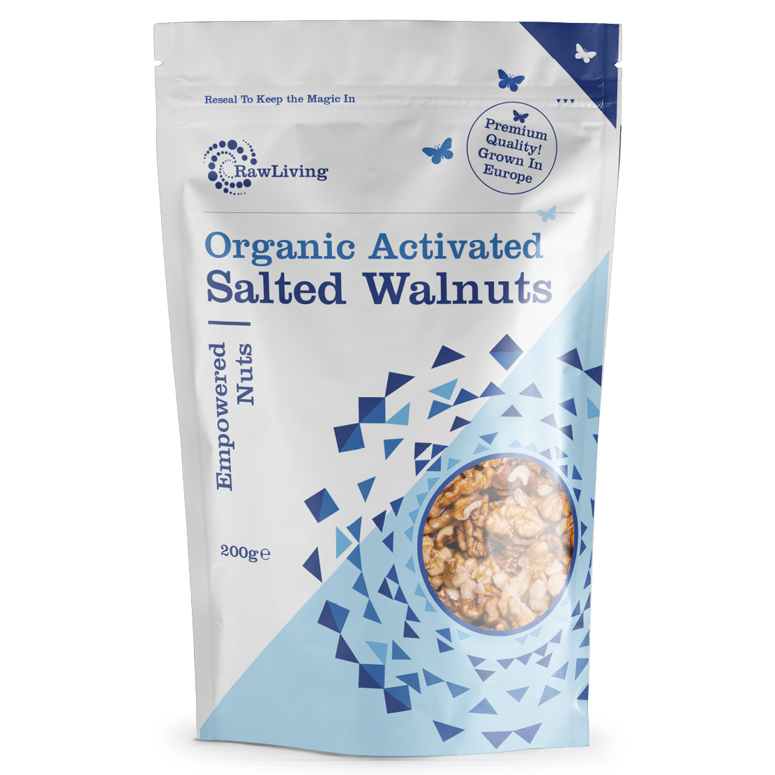 Activated Salted Walnuts - Raw & Organic