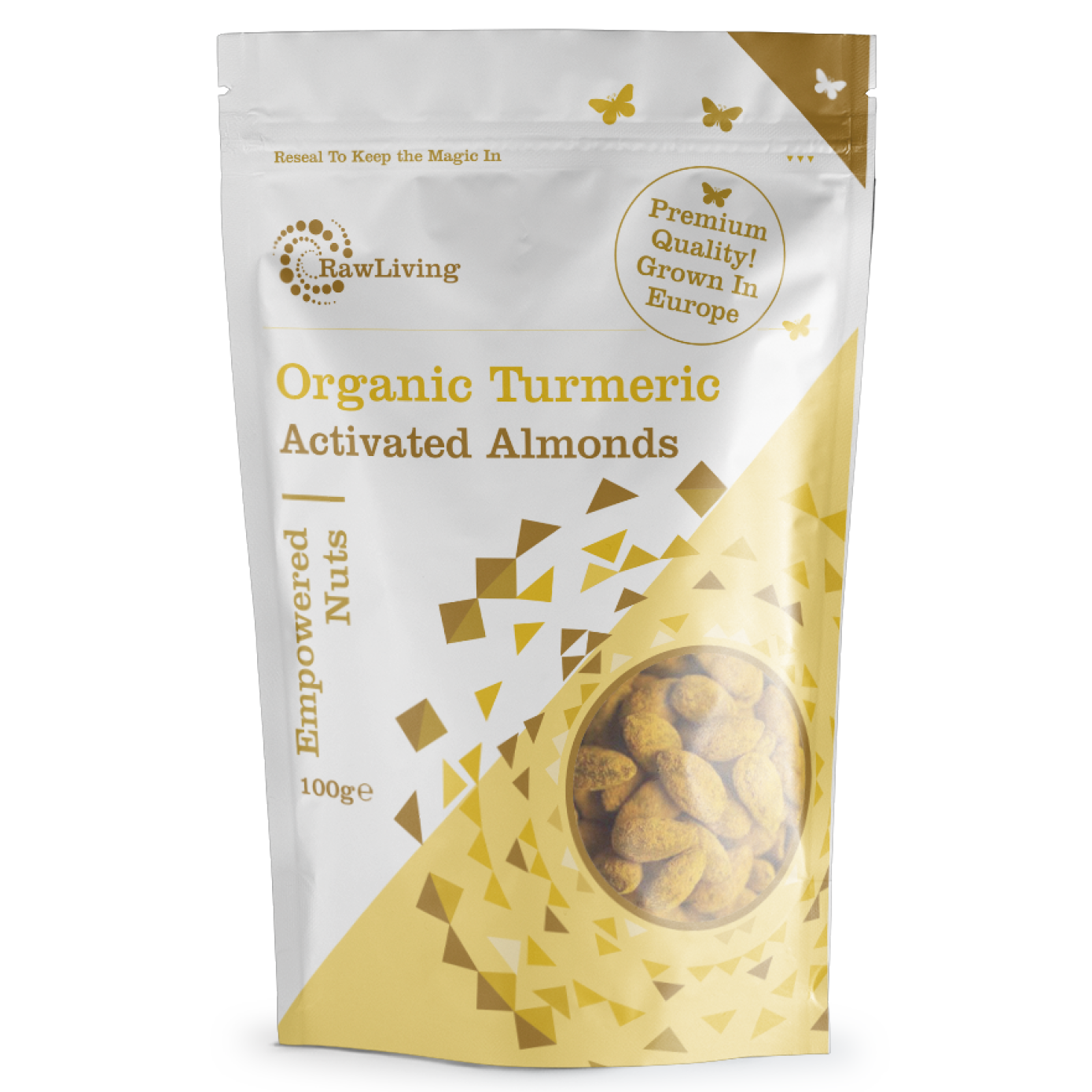 Turmeric Almonds - Activated & Organic