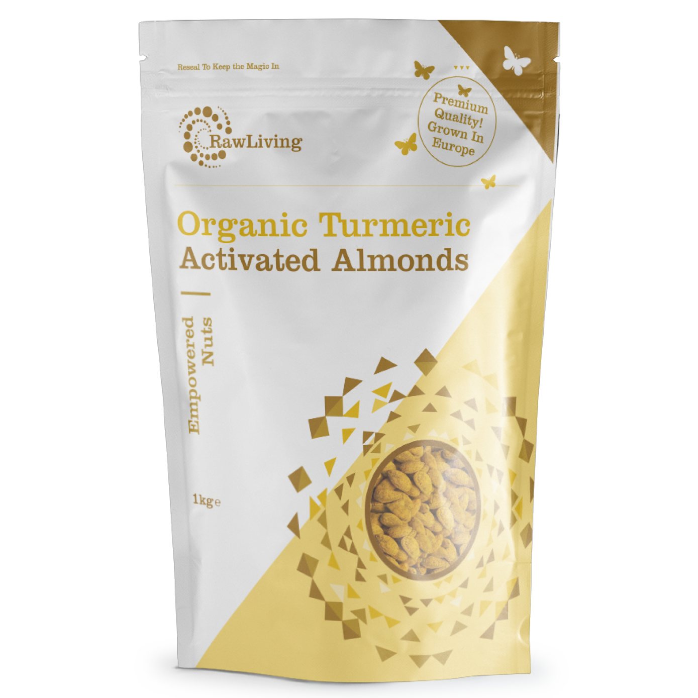 Turmeric Almonds - Activated & Organic