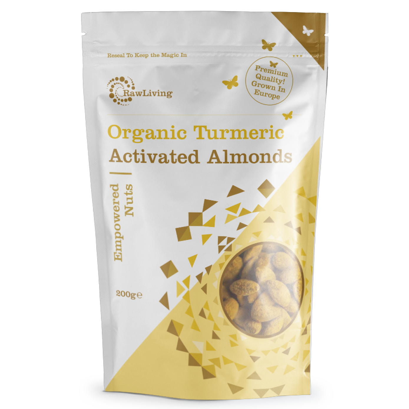 Turmeric Almonds - Activated & Organic