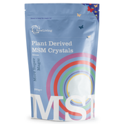 MSM Crystals (Powder) | Raw Living UK | Supplements | Raw Living Plant-Derived MSM (methylsulfonylmethane) crystals are a naturally occurring form of the mineral Sulphur, which is great for Hair, Skin & Nails.