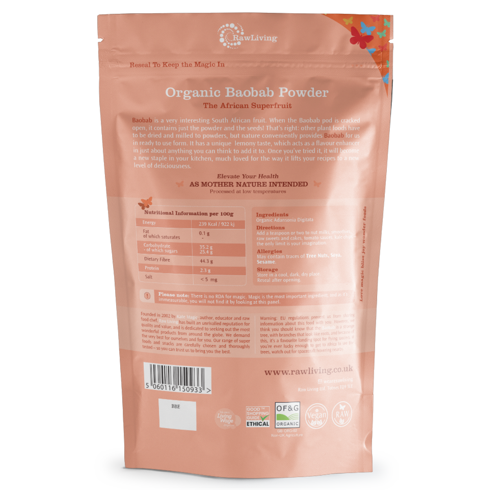 Baobab Fruit Powder - Organic