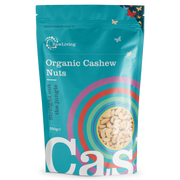 Organic Cashew Nuts | Raw Living UK | Raw Foods | Nuts & Seeds | Raw Living Organic Hand-Cracked Cashew Nuts - best quality & truly raw. Our raw cashews are creamy & softer than heated store-bought versions. Can be sprouted.