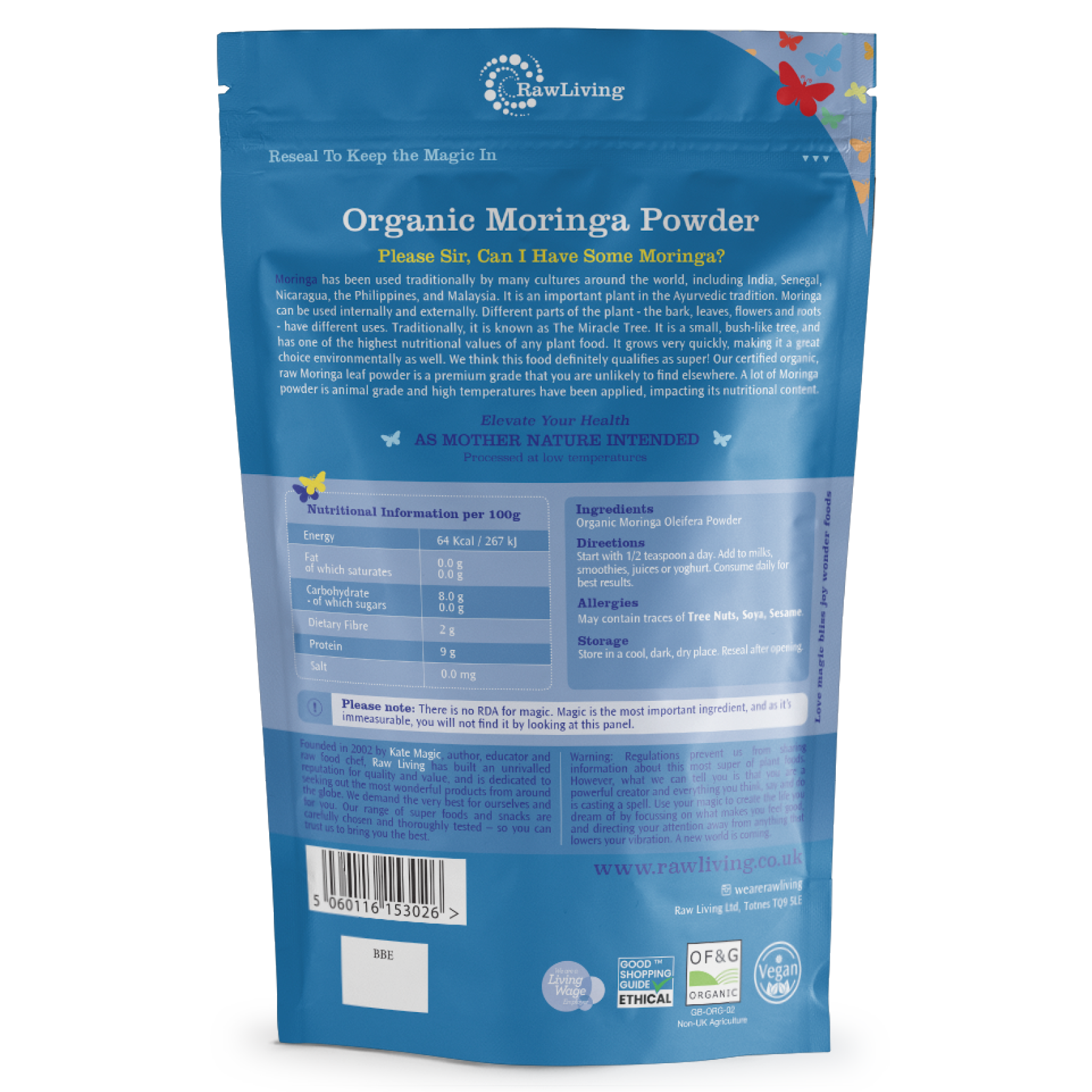 Moringa Oleifera Powder - Organic