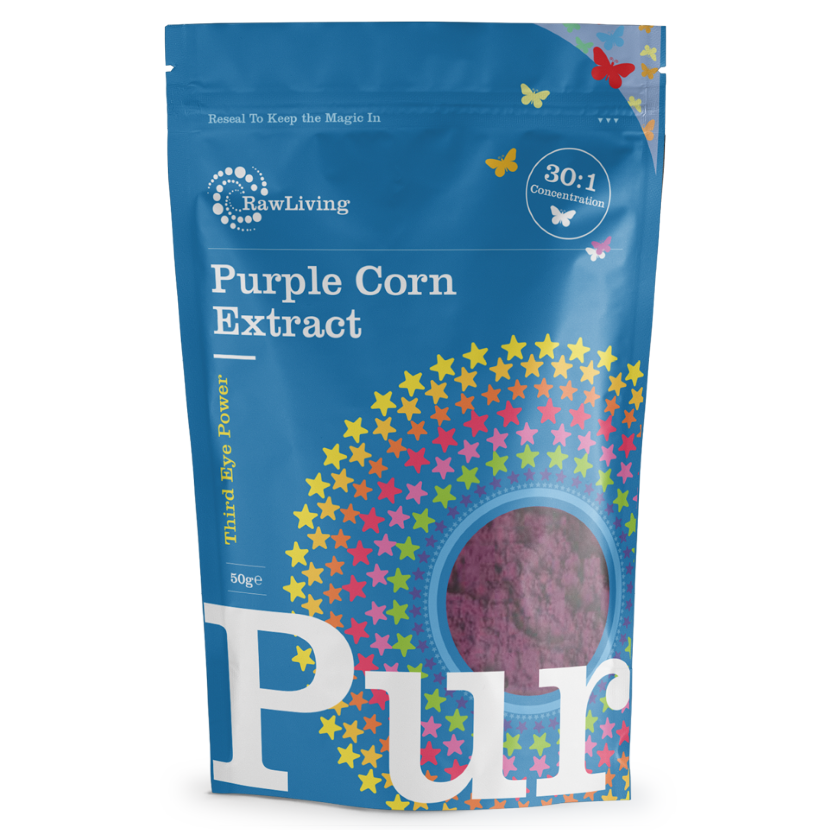 Purple Corn 7:1 Extract Powder | Raw Living UK | Tonic Herbs | Super Foods | Raw Living Purple Corn 30: 1 Extract Powder. This purple plant extract is revered in Mayan culture - add this Super Food to Smoothies, Chocolate & Raw Creations!