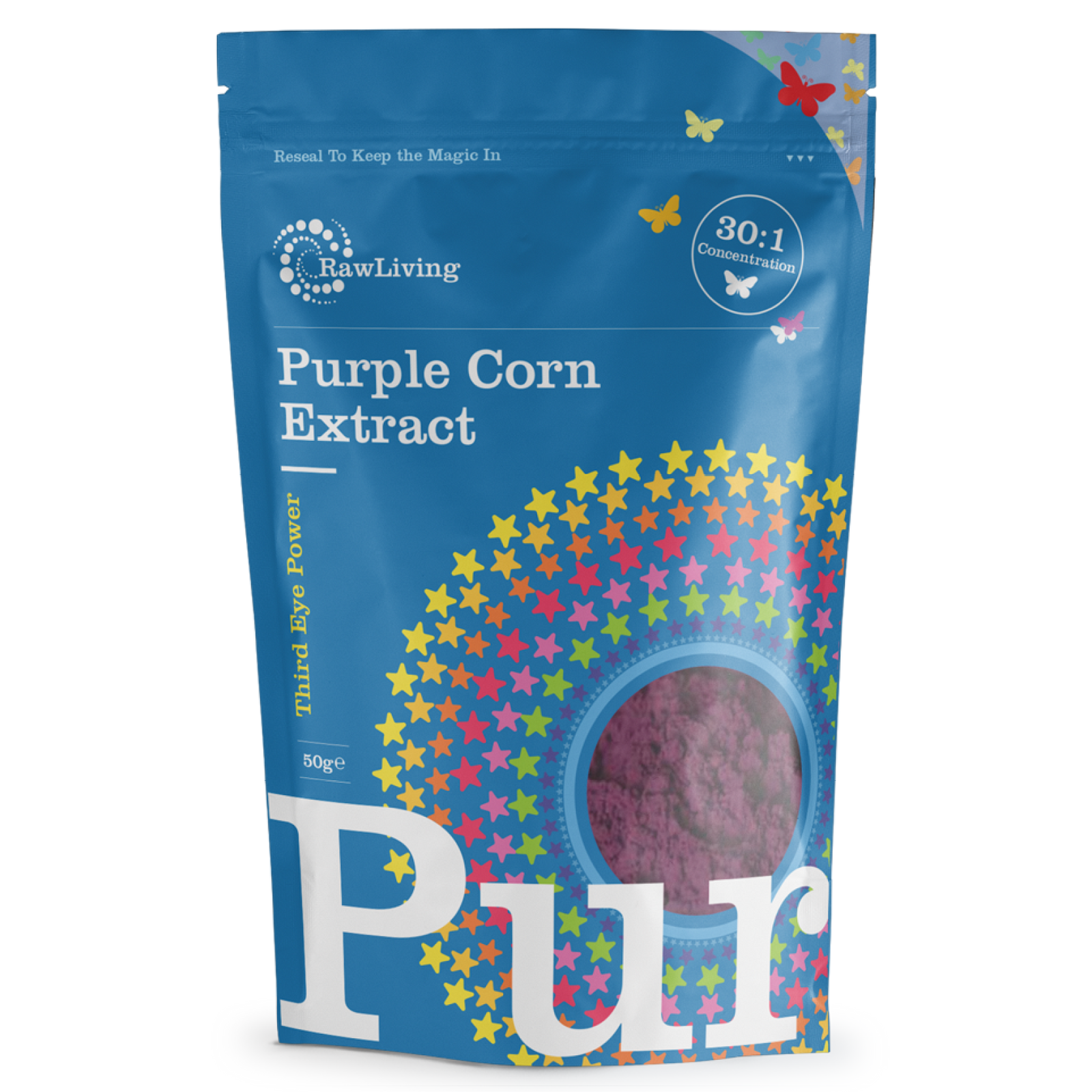 Purple Corn 7:1 Extract Powder | Raw Living UK | Tonic Herbs | Super Foods | Raw Living Purple Corn 30: 1 Extract Powder. This purple plant extract is revered in Mayan culture - add this Super Food to Smoothies, Chocolate & Raw Creations!