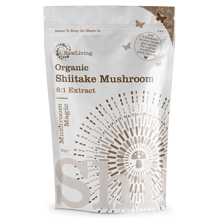 Shiitake Mushroom 8:1 Extract Powder - Organic