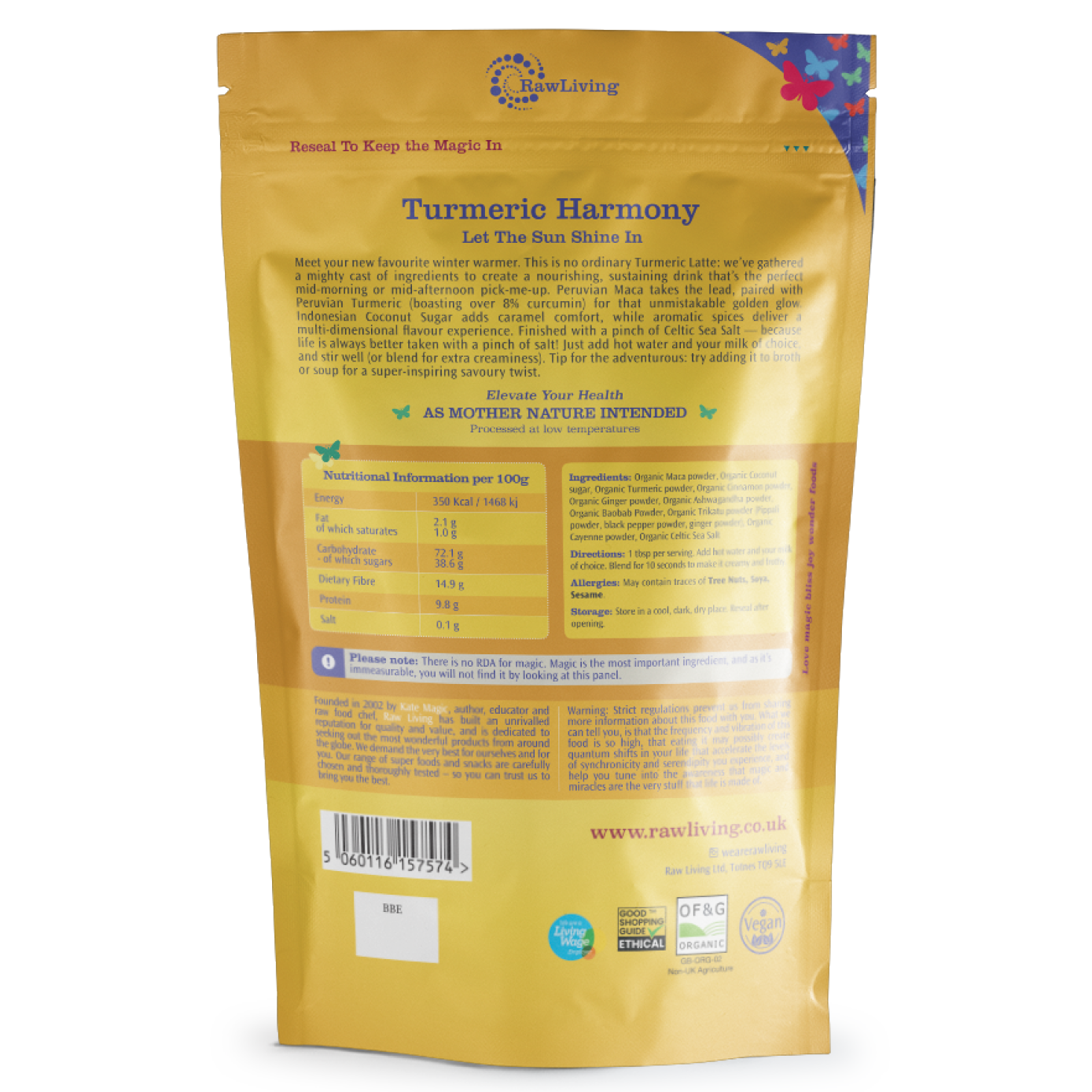 Turmeric Harmony - Organic Elixir Blend