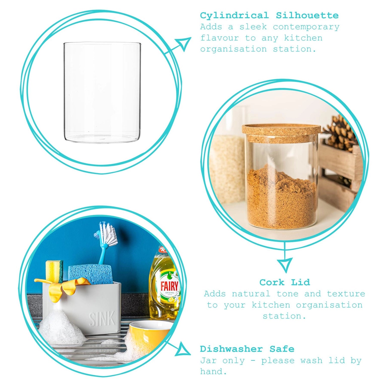 Glass Storage Jar (500ml)