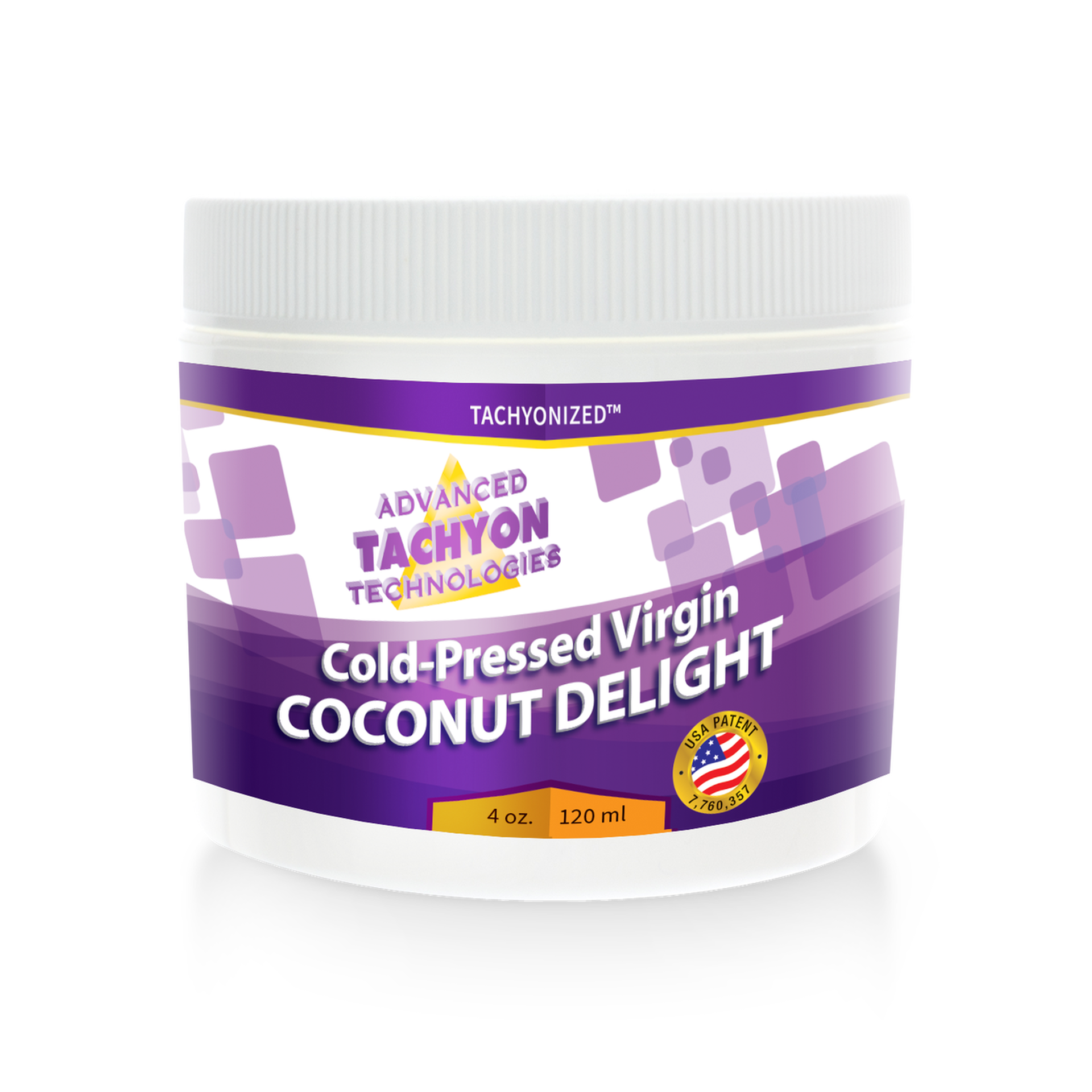 Tachyonized Cold-Pressed Organic Virgin Coconut Oil