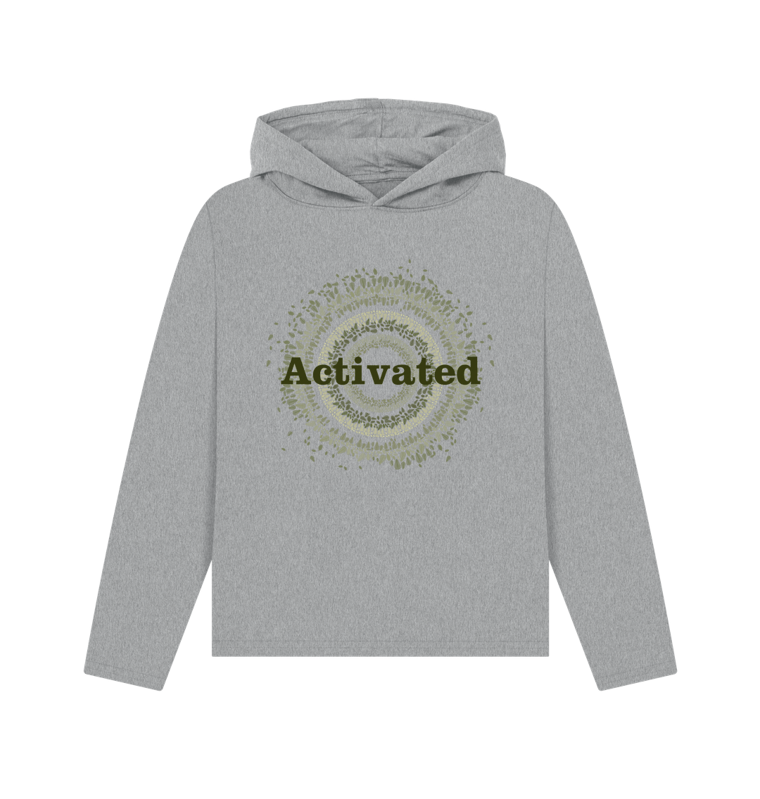 Athletic Grey Printed Hoody