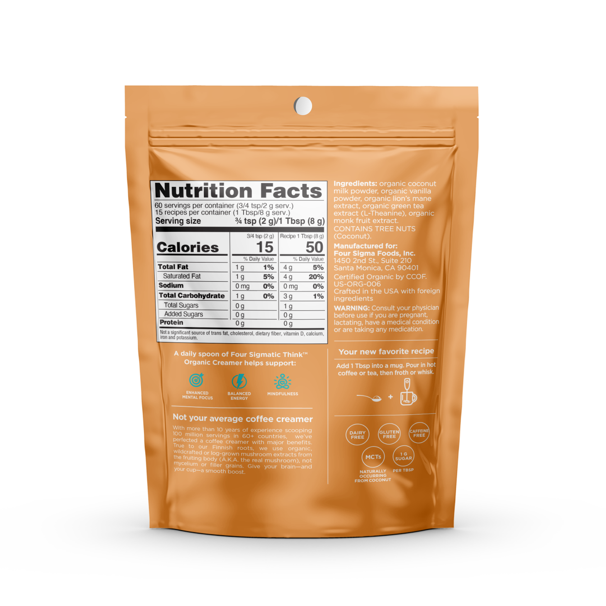 Four Sigmatic - Think Creamer - Vanilla