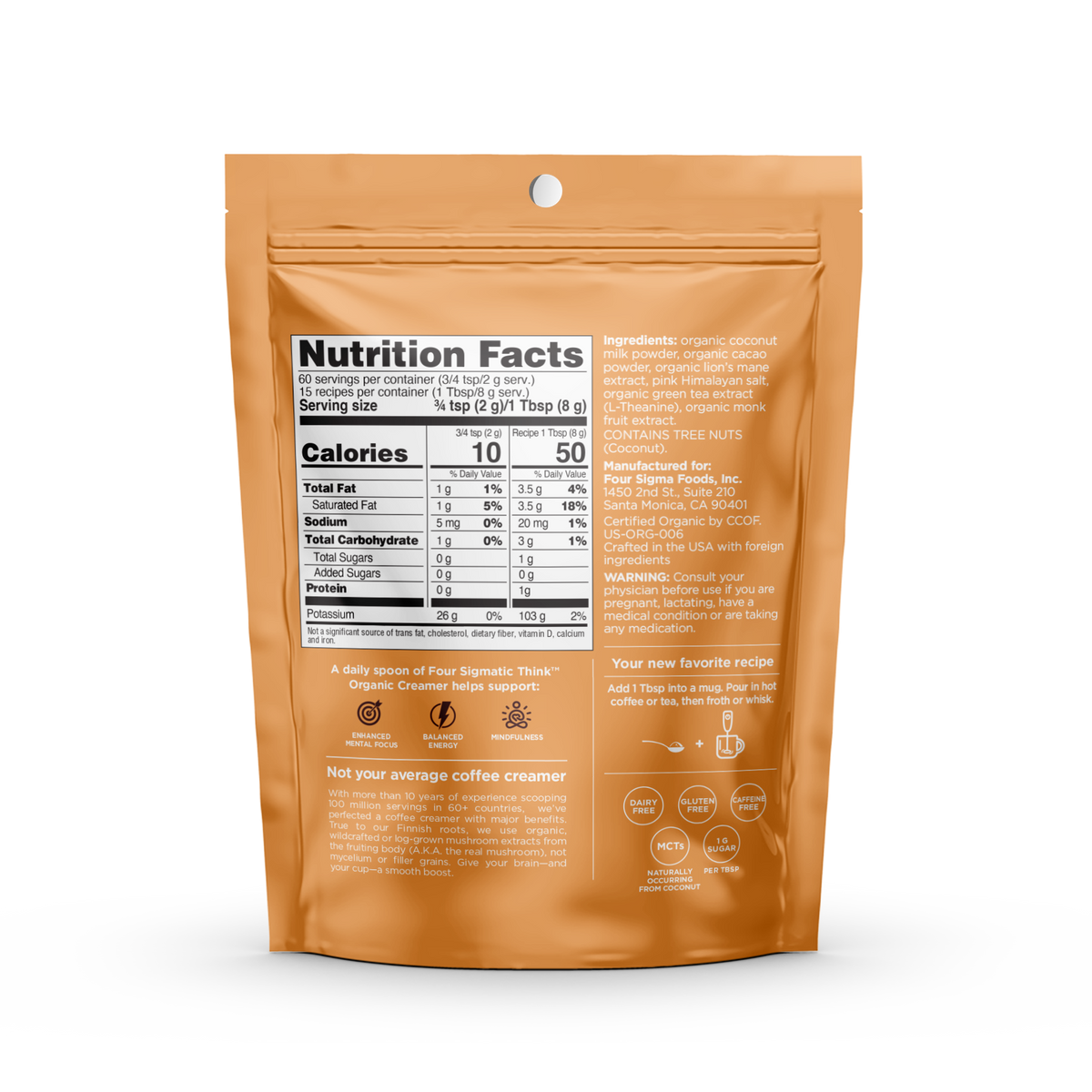 Four Sigmatic - Think Creamer - Cacao