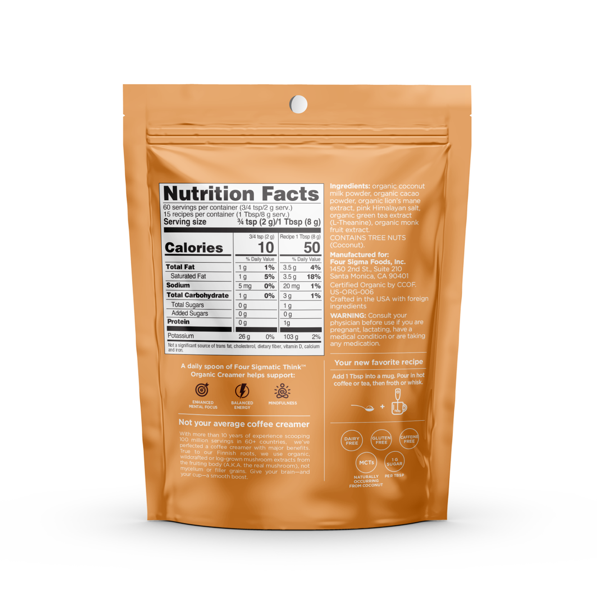 Four Sigmatic - Think Creamer - Cacao